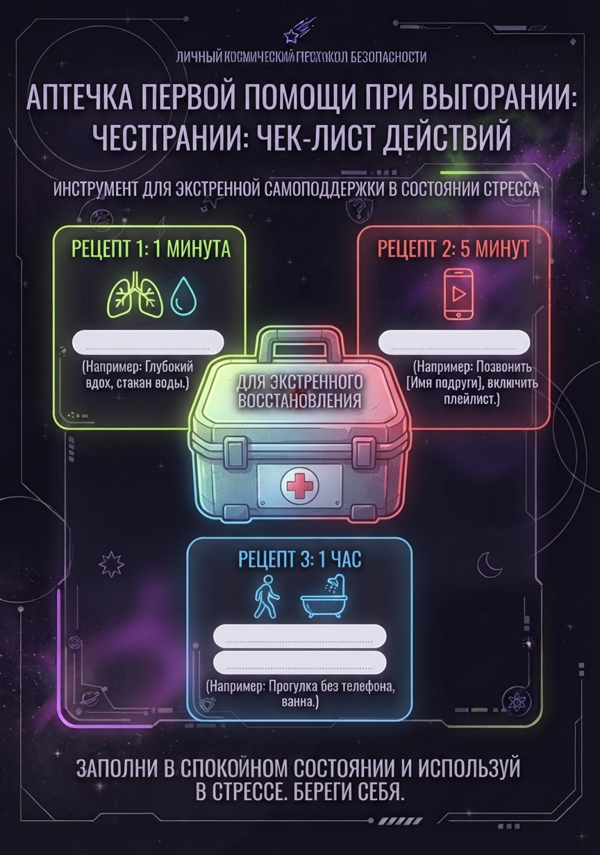 Аптечка при выгорании