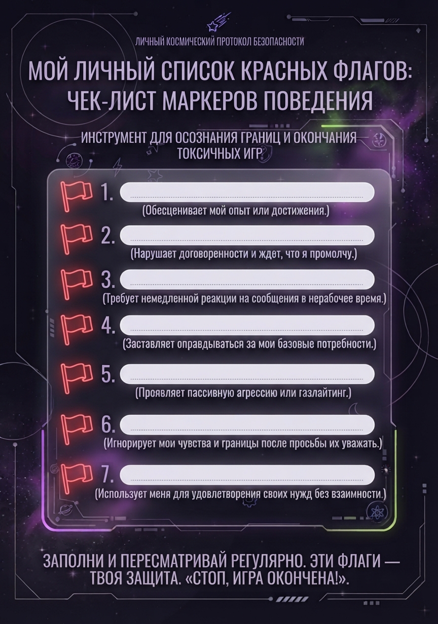 Личные красные флаги