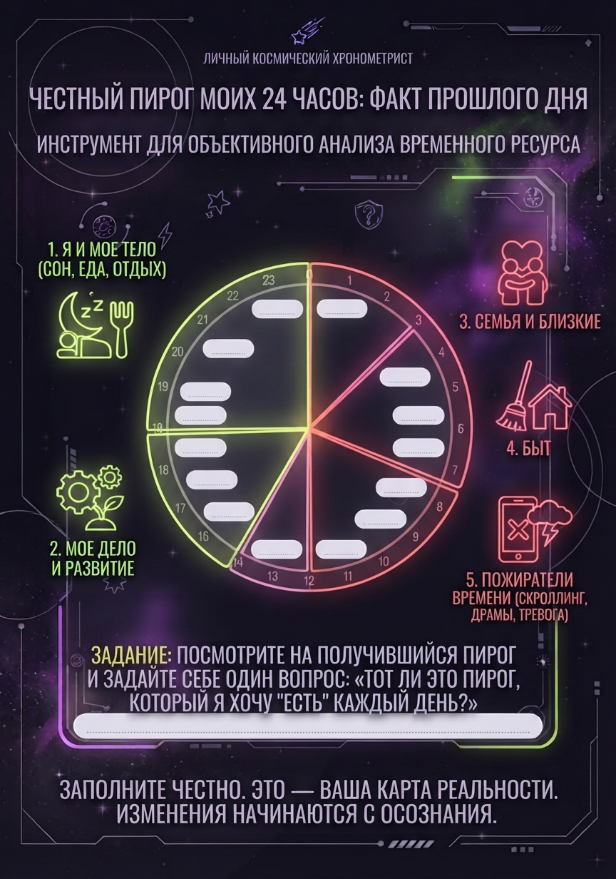 Честный пирог моих 24 часов